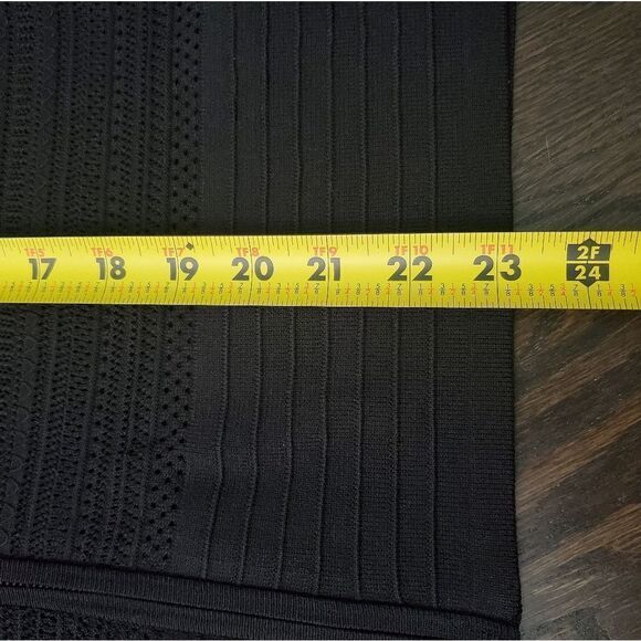 Lauren Ralph Lauren XL Cardigan Black Zip Up Striped Knit - Picture 9 of 10